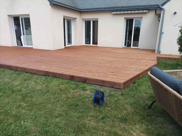 Pose de plancher Châtelaudren-Plouagat